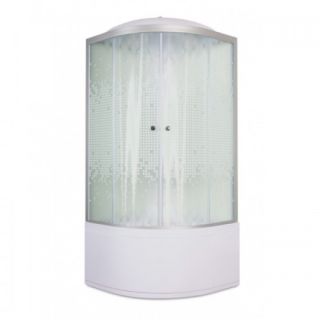 Душевая кабина Deto L 910 с электрикой  100х100х215 см