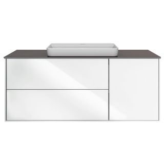 Kerama Marazzi Тумба PLAZA Modern PLB.M.120.3\WHT, подвесная 120 см, 3 выдвижных ящика, цв.белый