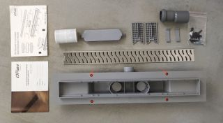 Душевой лоток Paini Harmony CH450HN с рамкой 45см хром глянец