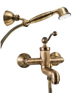 Смеситель для ванны Paini Duomo 88F3105KM старая бронза