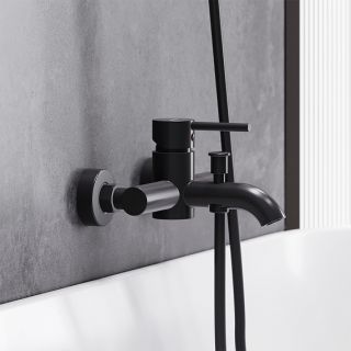 Смеситель для ванны и душа Damixa Scandinavian Pure 361000300 черный