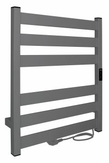 Полотенцесушитель электрический Indigo Oktava Slim 5 LСLOKS5E60-50MGRt 60x50 см серый матовый