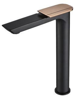 Смеситель для раковины Boch Mann Como BG XL BM9632 чёрный/золото