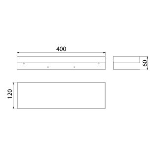 Полка для душа Lemark Shelf line 9772053 чёрный