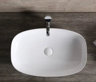 Раковина накладная Ceruttispa CR0063 67см белый