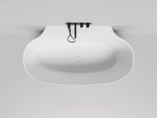 Ванна из искусственного камня Salini Alda Wall S-Stone 101925M 170x90см белый матовый