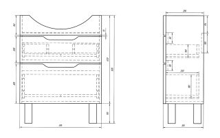 Dreja Тумба Laguna Plus 65, белый лак