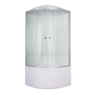 Душевая кабина Deto L 990 с электрикой  90х90х215 см