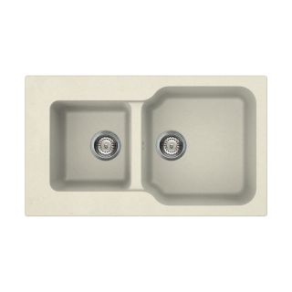 Мойка кухонная Omoikiri Maru 86-2-BE Tetogranit/ваниль