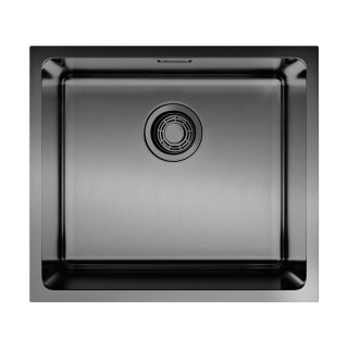 Мойка кухонная Omoikiri Tadzava 49-U-GM нерж.сталь/вороненая сталь