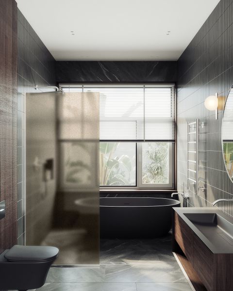 Душевая перегородка MaybahGlass MGD-697-5у 79см хром матовый