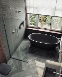 Душевая перегородка MaybahGlass MGD-700-5у 79см хром матовый