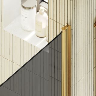 Душевая дверь MaybahGlass MGD-806-3 80см золото