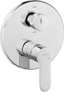 Смеситель для ванны и душа E.C.A. Nita 102167208EX-YDE хром