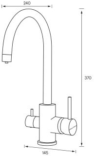 Смеситель для кухни Paulmark Essen Es213211-331 белый