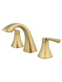 Смеситель для раковины на 3 отверстия Wonzon & Woghand Flex WW-88083095-BG брашированное золото