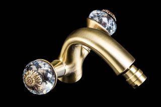 Смеситель для биде Boheme Flora бронза 316-FL