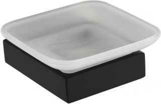 Настенный мыльница Grocenberg AC0023 (Черный матовый)