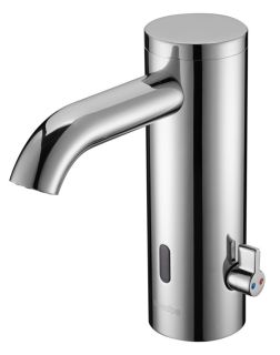 Сенсорный смеситель для раковины Swedbe Europe 6010 с ручной регулировкой температуры воды хром