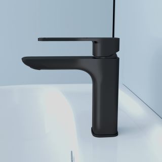 Смеситель для раковины IDDIS Slide чёрный SLIBL00i01