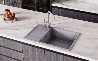 Кухонная мойка Ulgran Quartz Prima 760-10 песок