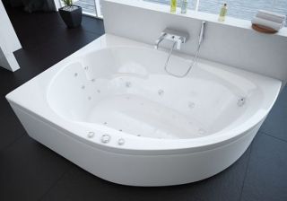 Акриловая ванна АКВАТЕК Вирго 150x100 см левая без гидромассажа