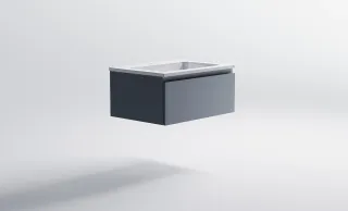 Тумба с раковиной Astra-Form Альфа 03060003ncss3005-r80b+04010006 70 см голубой матовый