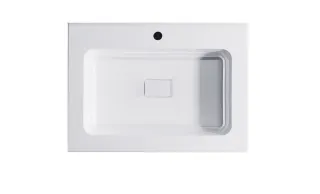 Тумба с раковиной Astra-Form Альфа 03060004+04010006 70 см белый матовый