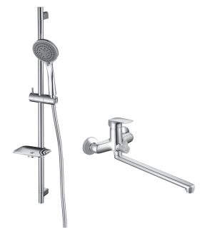 Комплект для ванны и душа Aquatek Вега AQ1033CR хром