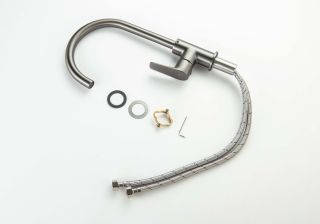 Смеситель для кухни Aquatek Бетта AQ1182BGM оружейная сталь