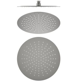 Верхний душ Aquatek AQ2075BGM 30 см шлифованный чёрный хром