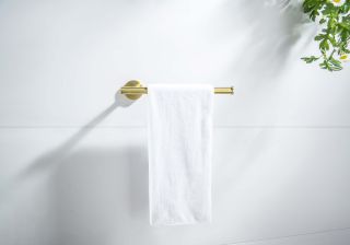 Полотенцедержатель Aquatek Оберон AQ4219BG шлифованное золото