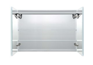 Зеркало-шкаф с подсветкой Aquatek AQ7103B-MLC 100 см сенсорное управление хром