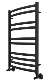 Водяной полотенцесушитель Aquatek Лугано AQ DOC1080BL П10 50x80см чёрный муар