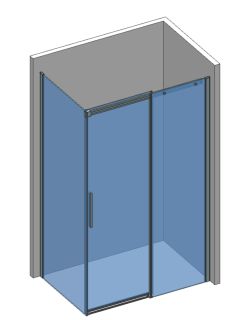 Боковая панель AQUAme AQM4804 90см хром