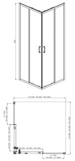 Душевой уголок Aquatek AQ ARI KV 09020BL 90х90 см чёрный матовый
