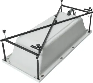 Акриловая ванна Aquanet Grace 347879 180x80 см с каркасом с фронтальной и боковой панелями