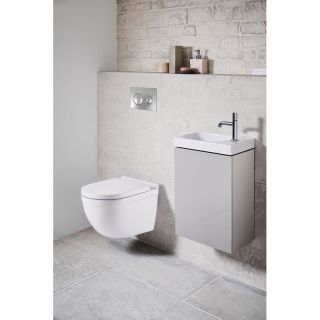 Сет AZARIO Fora AZ-8010-1000+AZ-8200-0011+AZ-0017 E-R инсталляция с панелью смыва + унитаз с сиденьем микролифт+ клавиша 0011, хром глянцевый