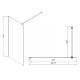 Душевая перегородка Azario CHICAGO AZ-NAR6310 700 Black Walk-in 700x1950