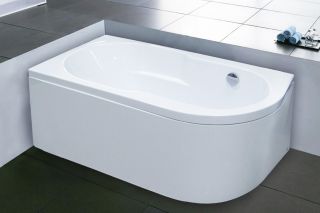 Акриловая ванна Royal Bath Azur левая 140x80см белый RB614200L