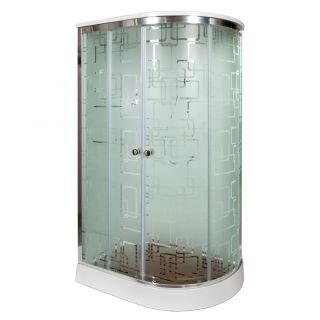 Душевая кабина Deto ЕМ1511 L с электрикой (эл.) 110х80х220 см