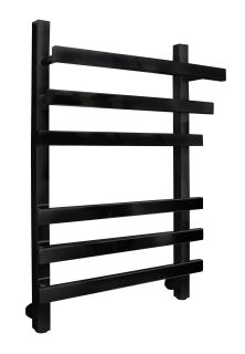 Полотенцесушитель водяной Indigo Askel LASWPF60-40BR 60x40 см чёрный муар