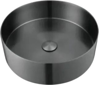 Накладная раковина Gappo GX101-9 40 см оружейная сталь