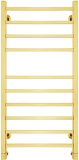 Полотенцесушитель водяной Domoterm Квадро П10 500x1000 золото