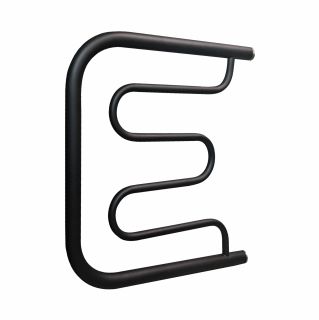 Полотенцесушитель водяной Indigo Фокстрот Standart FSW50-50BR 50x50 см чёрный муар