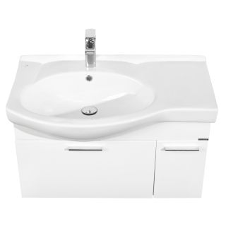 Мебельная раковина Santek Коралл 1WH110228 крыло справа 83см белый