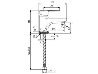 Смеситель Vidima Logik BA275AA для раковины