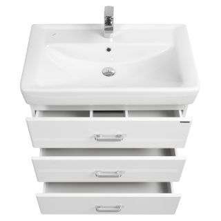Тумба под раковину Акватон Америна 80см белый 1A169101AM010