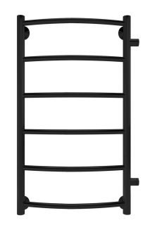 Полотенцесушитель водяной Indigo Arc LASW70-30BR-б/п-50 70x30 см чёрный муар