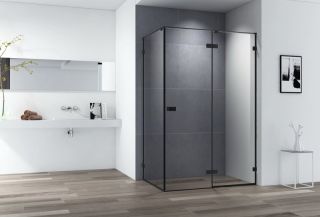 Душевой уголок Cezares Bellagio 100x90см чёрный BELLAGIO-AH-1-100/90-C-NERO